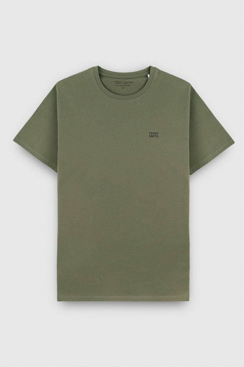 Teddy Smith - T-Shirt Uomo, Modello Tempo Libero, Cotone Comfort