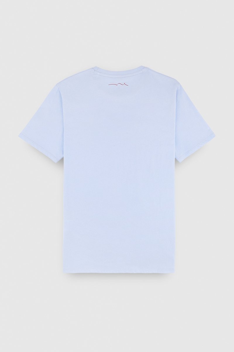T-shirt T - JIM MC BLEU ECUME - S - Teddy Smith