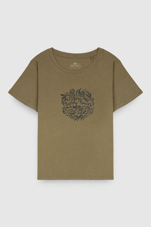 T-shirt T - LOUNA MC TURBULENCE KAKI - XS - Teddy Smith