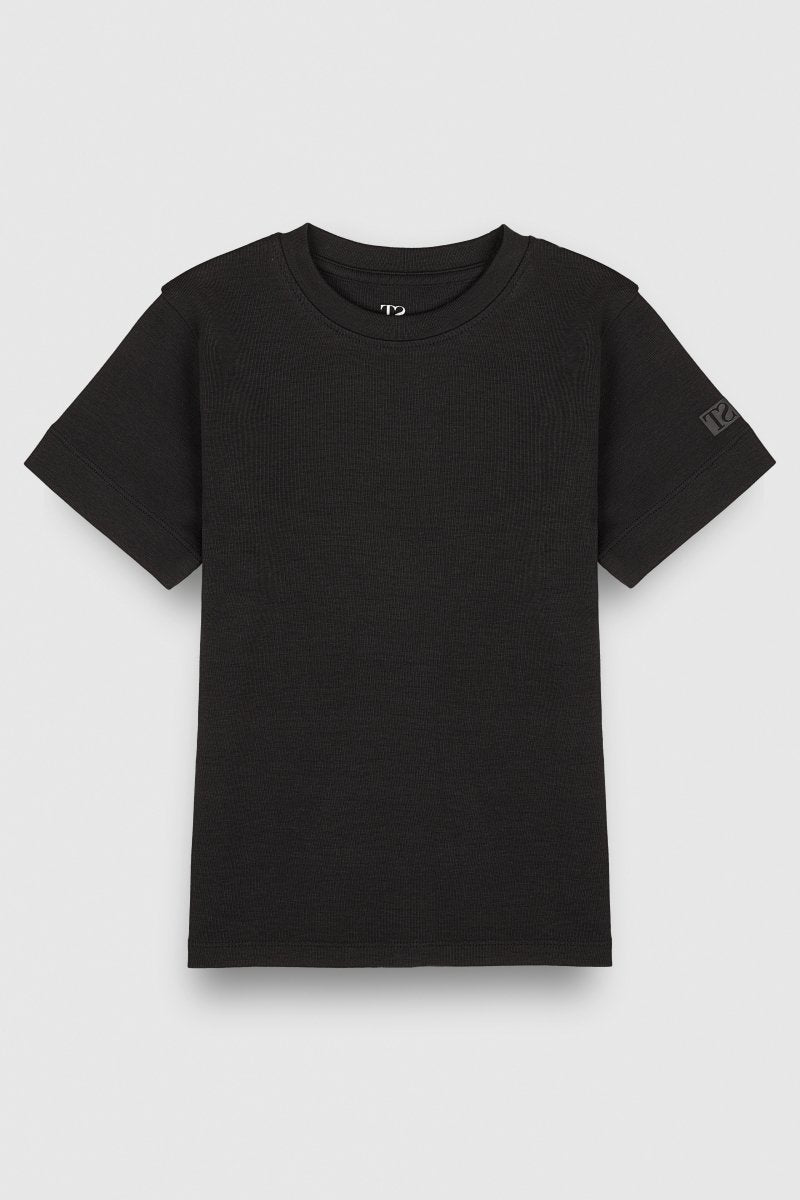 T-shirt T - RIBOU MC JR NOIR - 10 - Teddy Smith