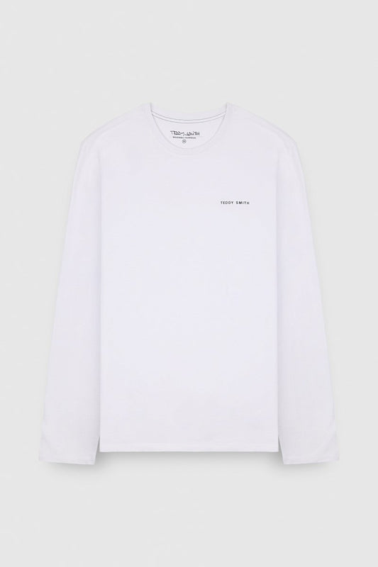 Achat T-shirt THE TEE 2 ML BLANC - S - Teddy Smith