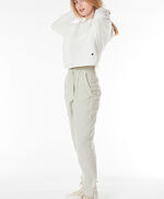 Pantalon à rayures taille haute - P-Zita Stripe, MIDDLE WHITE, large