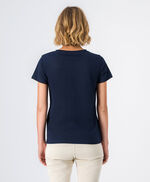 Tshirt col rond TRIBELLE MC, TOTAL NAVY, large
