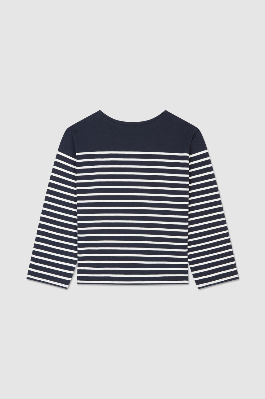 Top style marinière MARINE, TOTAL NAVY, large