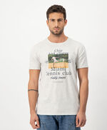 T-shirt manches courtes DONATO MC, BLANC IVOIRE CHINE, large
