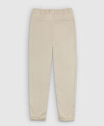 Pantalon taille élastiquée  TEDDY JOGO LYOC, CRAIE, large