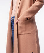 Manteau maille 3/4 coupe droite - M-Gabia, SWEET TERRACOTA, large