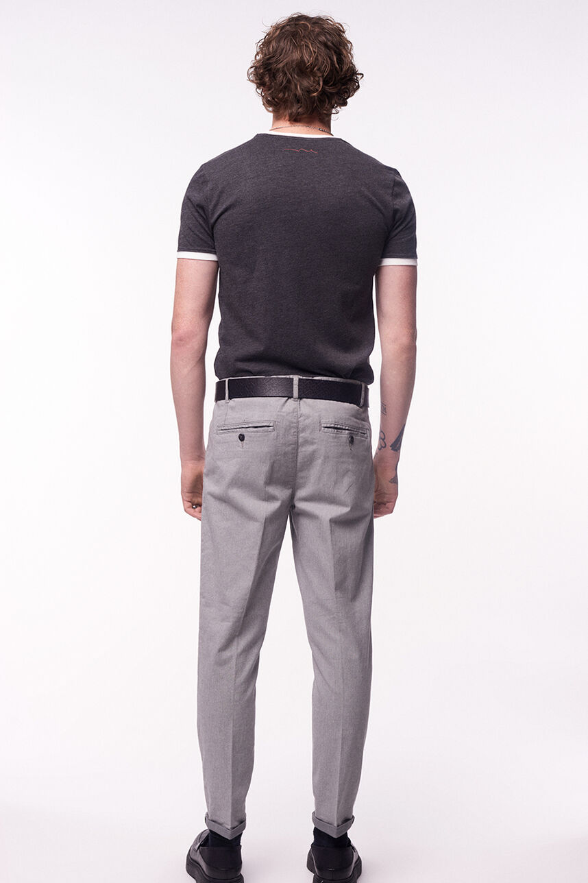 Pantalon Coupe Slim - Kingsman 2 Cot, GRIS CHINE, large