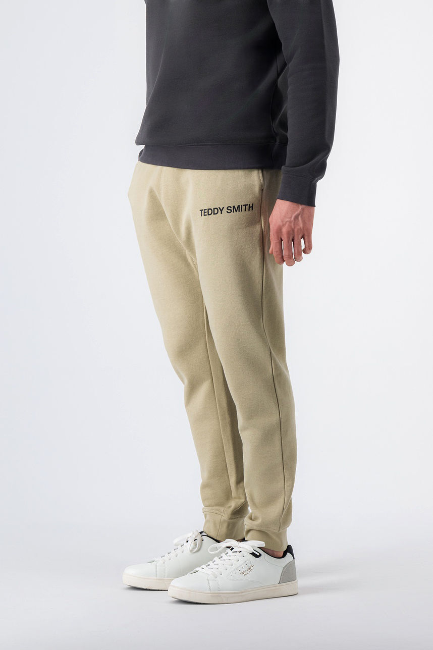 Pantalon molleton REQUIRED, BEIGE STONE, large