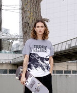T-shirt imprimé T-VINSON MC, SHARK GREY, large