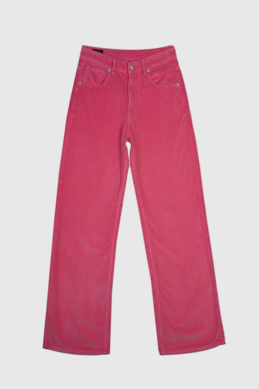 Pantalon Velours 90's, ROSE, large