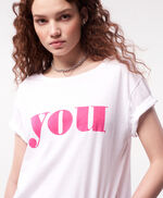 T-shirt manches courtes - T-You MC, BLANC, large