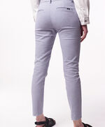 Pantalon tissu jacquard coupe droite - P-City Jacquard, DARK NAVY, large