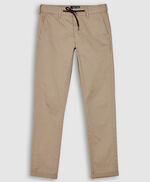 Pantalon chino coupe slim - Chino Elastic J, WOLF BEIGE, large
