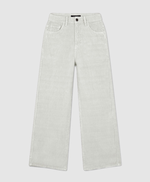 Pantalon de velours coupe droite P-Wide JR Cordu, MIDDLE WHITE, large