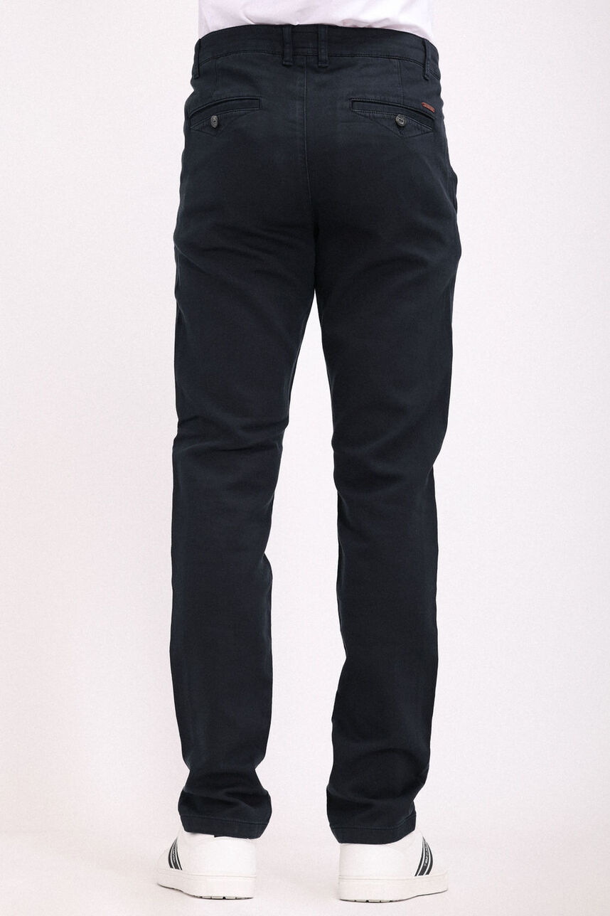 Pantalon style chino coupe slim PALLAS CHINO SW, DARK NAVY, large