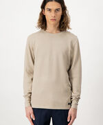 Pull à col rond WILSON, BEIGE DUNE CHINE, large