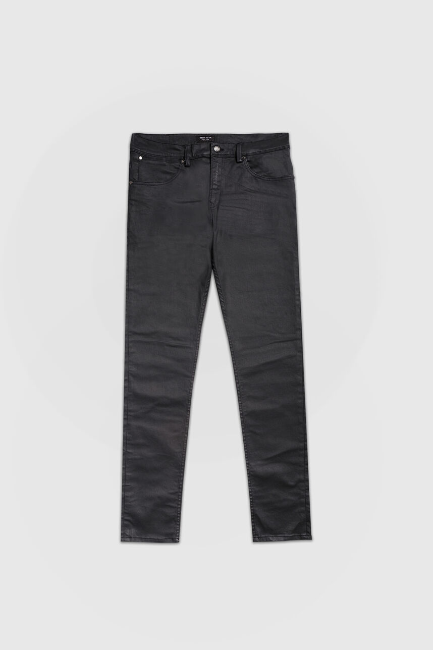 Jean coupe tapered slim AARON TAPERED, NOIR, large