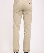 Pantalon style chino coupe slim PCHINO, BEIGE STONE, large