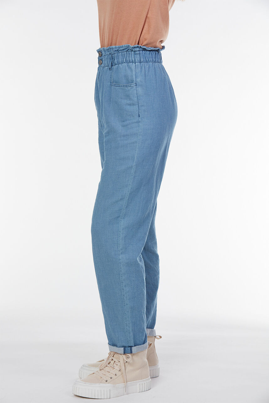 Pantalon coupe droite avec taille haute - P-Emilia, FRIPP / INDIGO CLAIR, large