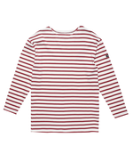 T-shirt rayé à manches longues Junior - Ocean, AMERICAN RED, large
