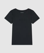 T-shirt manches courtes Femme  Ticia, CHARBON, large