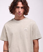 Tshirt oversize col rond manches courtes TERICK MC, BEIGE, large