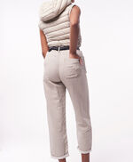 Pantalon coupe droite avec taille haute - P-Emilia, BEIGE DUNE, large