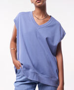 Sweat loose sans manches - S-Grany, MOONLIGHT BLUE, large