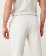 Pantalon esprit molleton - P-Jog, WHITE MELANGE, large