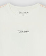 T-shirt col rond et manches courtes - T-Paolo MC JR, MIDDLE WHITE, large