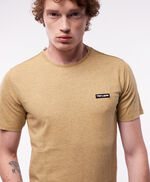 T-shirt tissu chiné - T-Nark Chine MC, BRIGHT GOLD CHINE, large