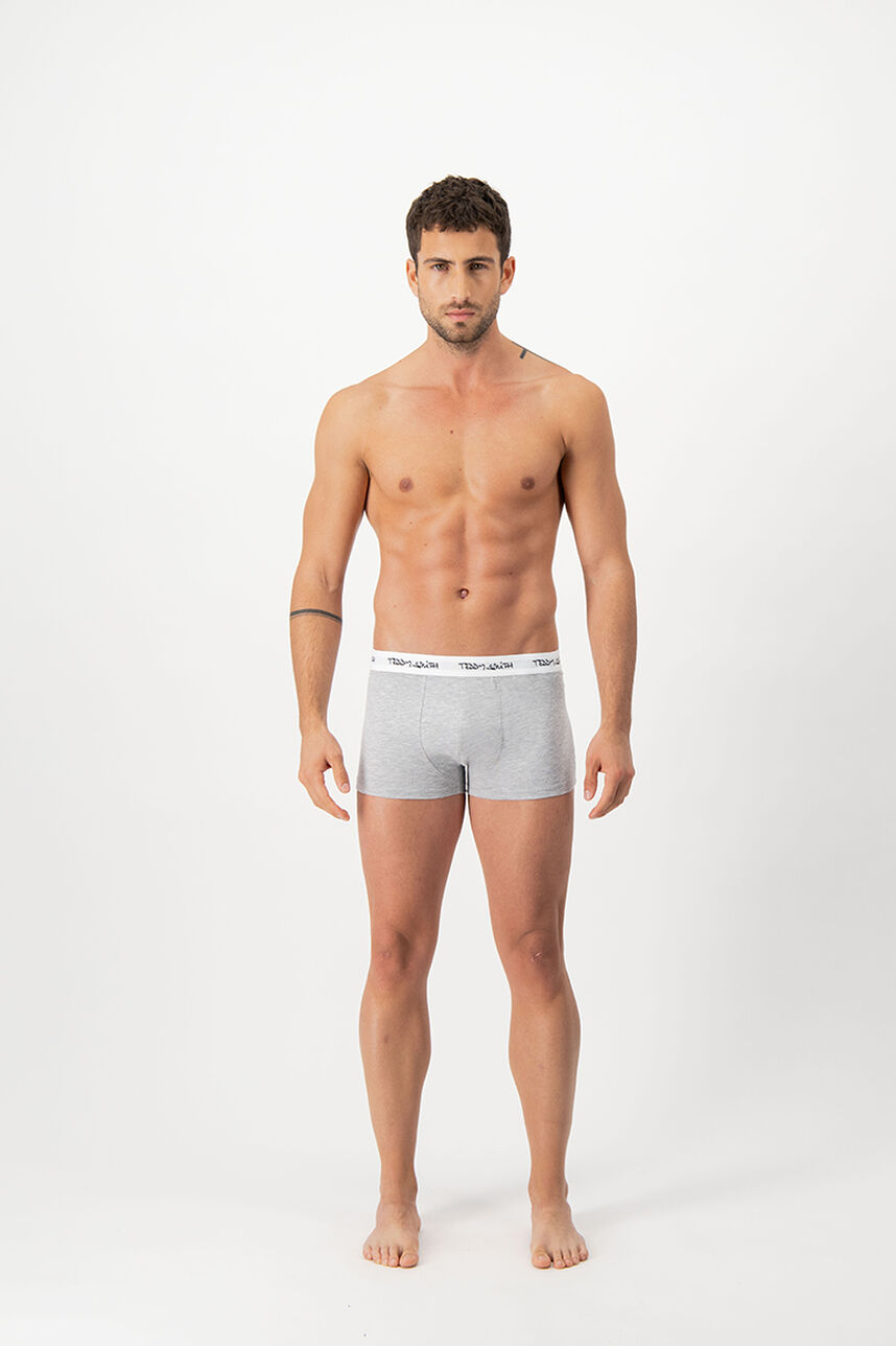 Boxer Homme - Billybob, GRIS CHINE, large