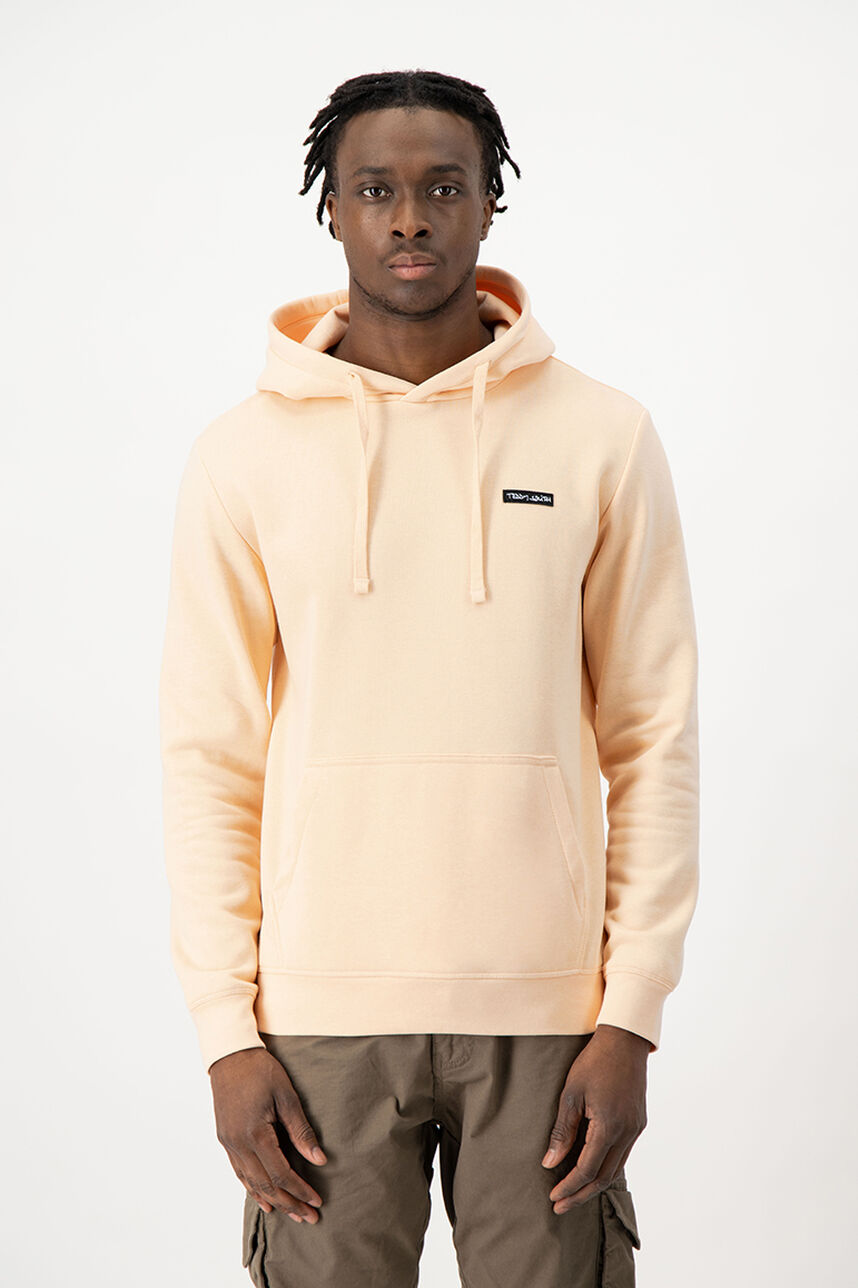Sweat à Capuche Logo Badge Homme Nark Hoody, FADED CORAL, large