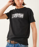 T-shirt col rond T-Ezio 2 MC, CHARBON, large