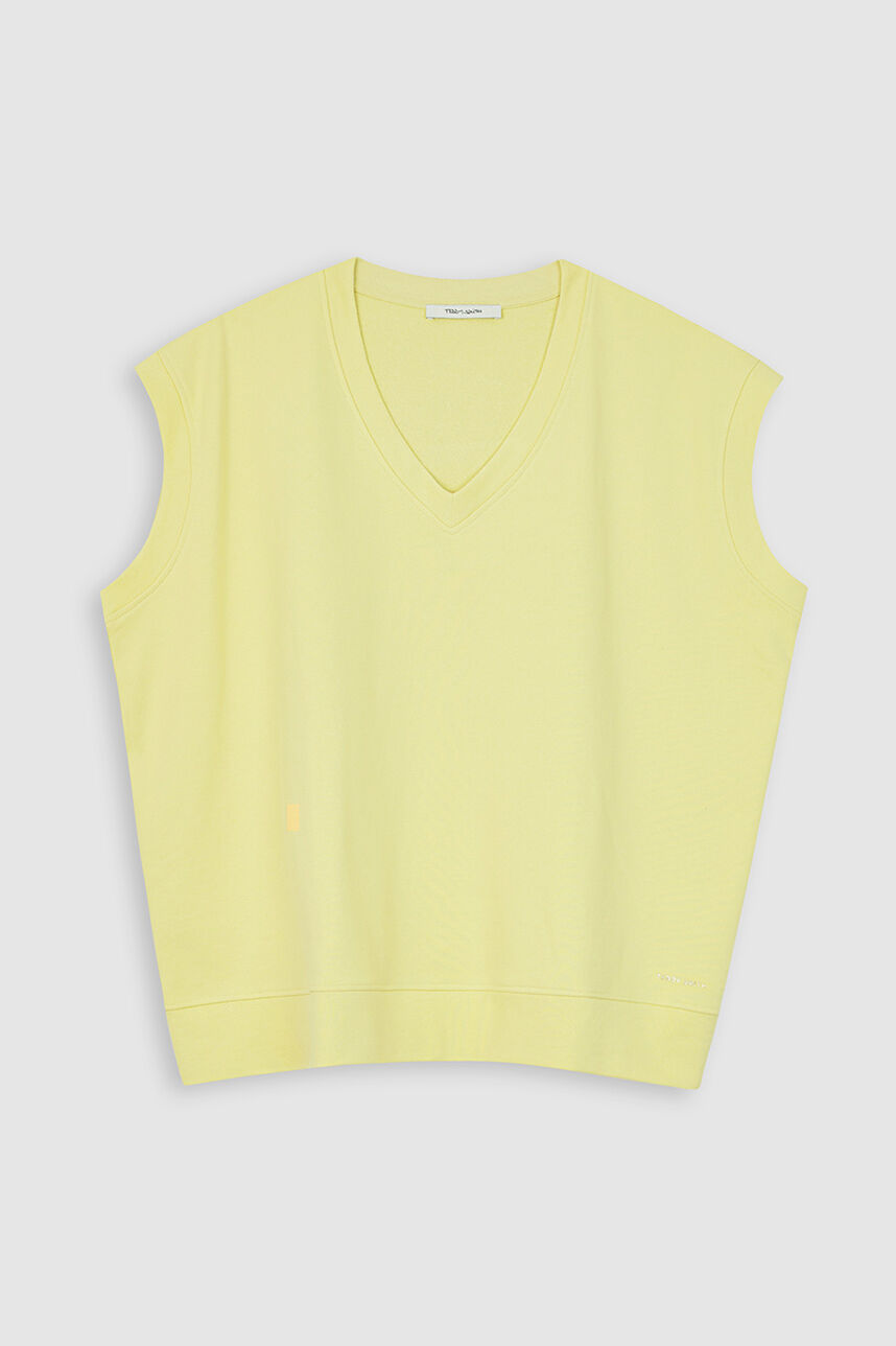 Sweat loose sans manches - S-Grany, JAUNE FLUO, large