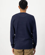 Pull à col rond WILSON, TOTAL NAVY/MOTIF 1, large